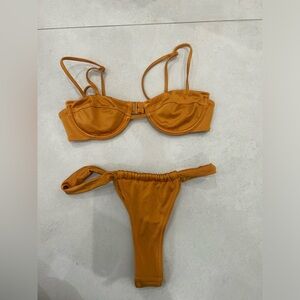 TRIANGL Orange Bikini Set